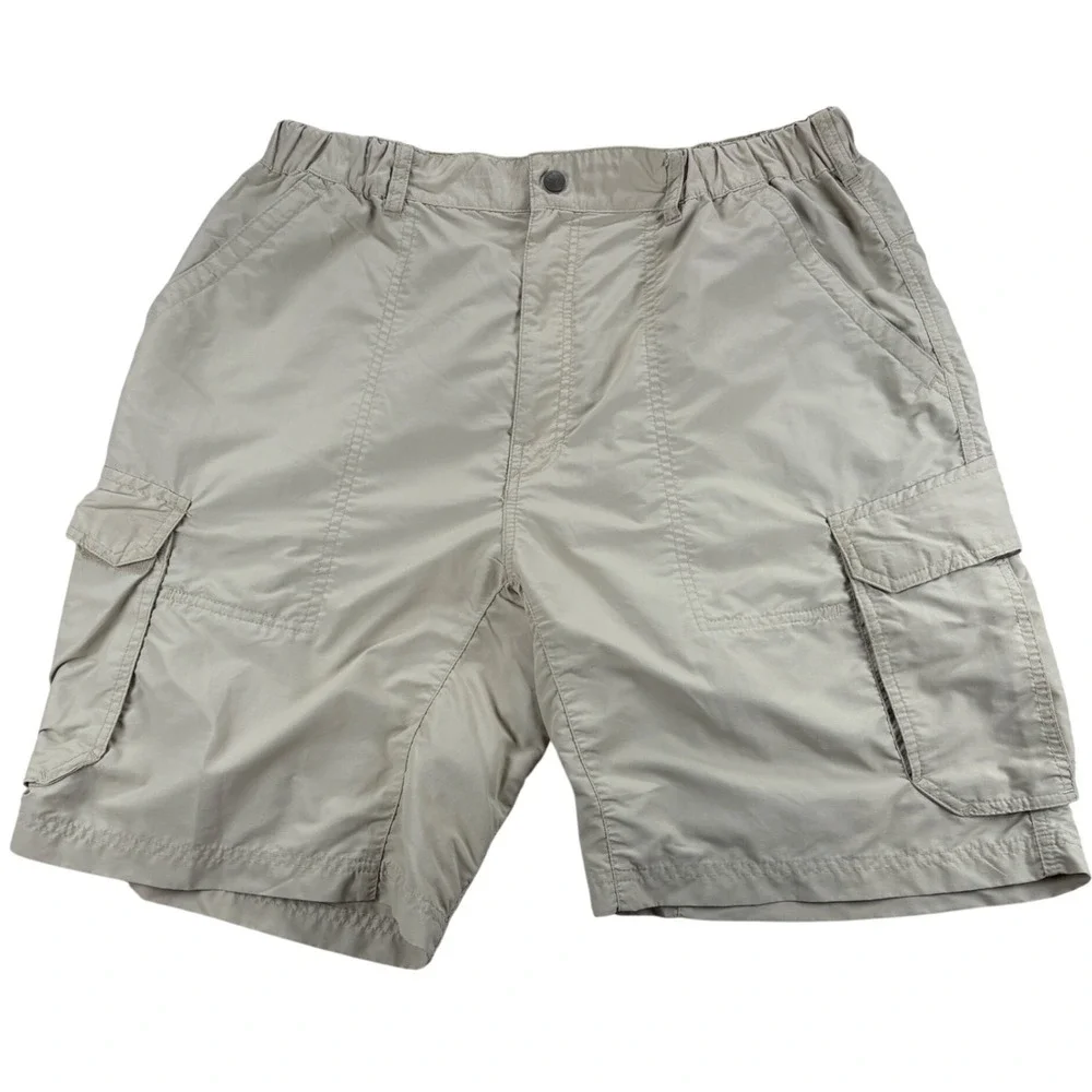 REI Cargo‎ Shorts Mens Large Tan Khaki Gorpcore Hiking Outdoor